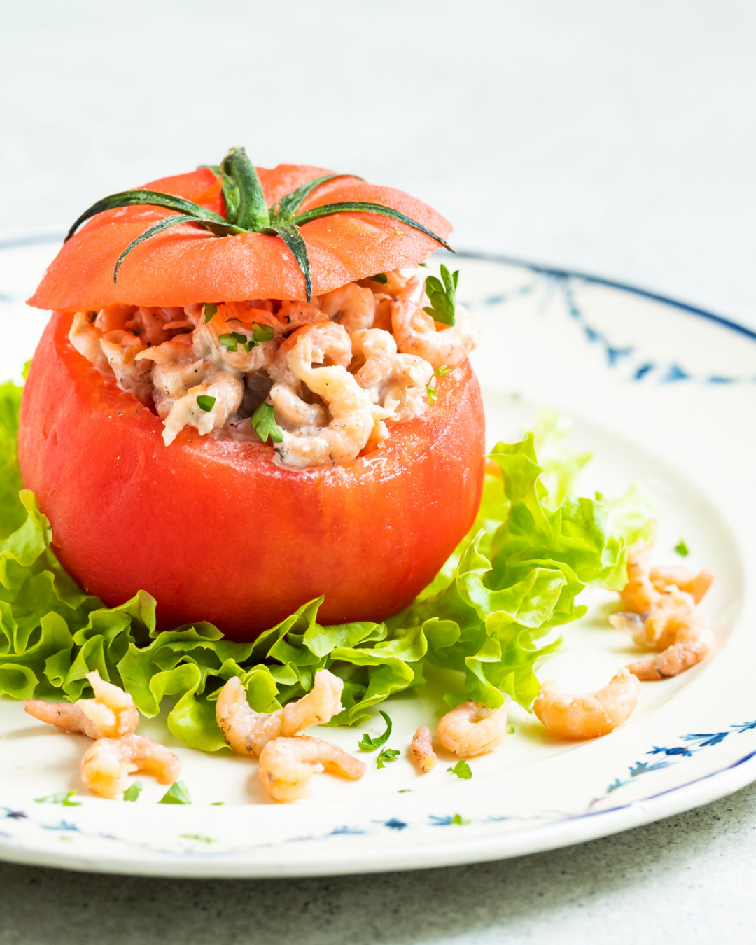 Tomates crevettes comme à Knokke le Zoute